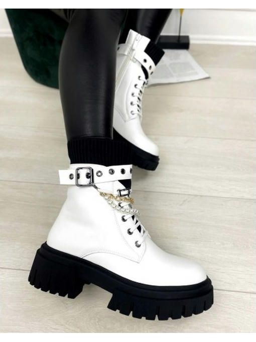 Ботинки демисезон украшение жемчуг — изображение 10