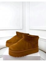 Валенки на высокой подошве