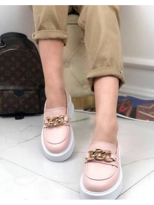 Туфли лоферы с цепочкой — изображение 4