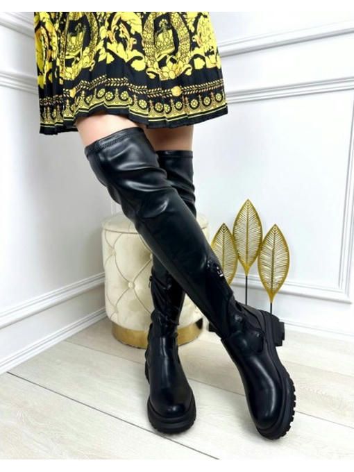 Демисезонные ботфорты чулки на тракторной подошве — изображение 2