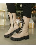 Ботинки Бежевые