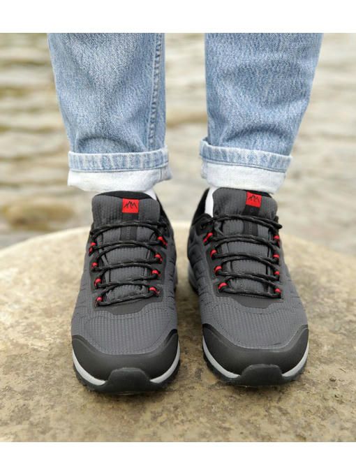 Кроссовки Темно-серые красные — изображение 4