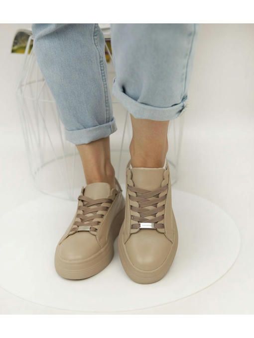 Кеды Темно-бежевые — изображение 7