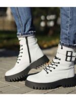 Ботинки Белые