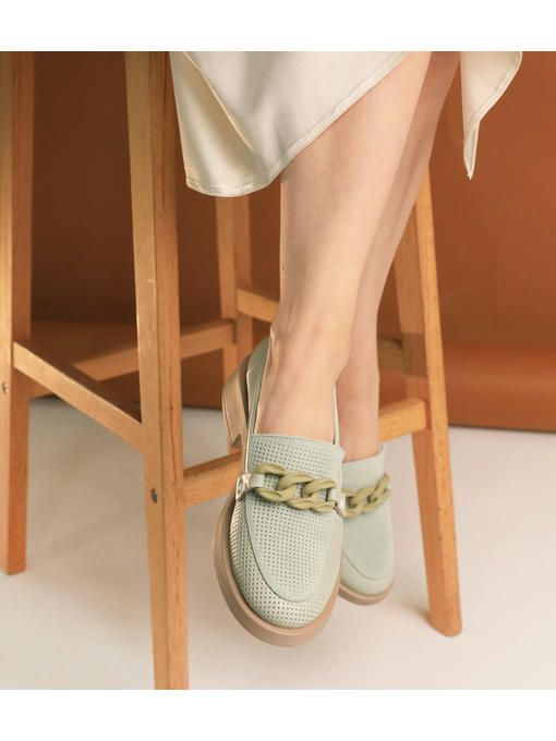 Лоферы Зеленые — изображение 5