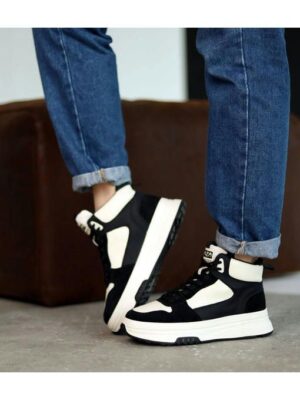 Кроссовки Черные молочные