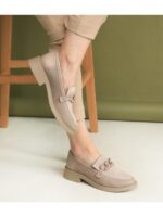 Лоферы Бежевые