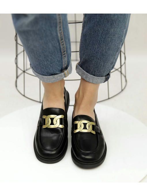 Туфли Лоферы Черные — изображение 5