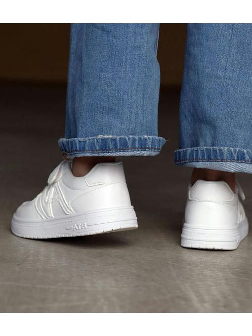 Детская обувь кеды Белые — изображение 8