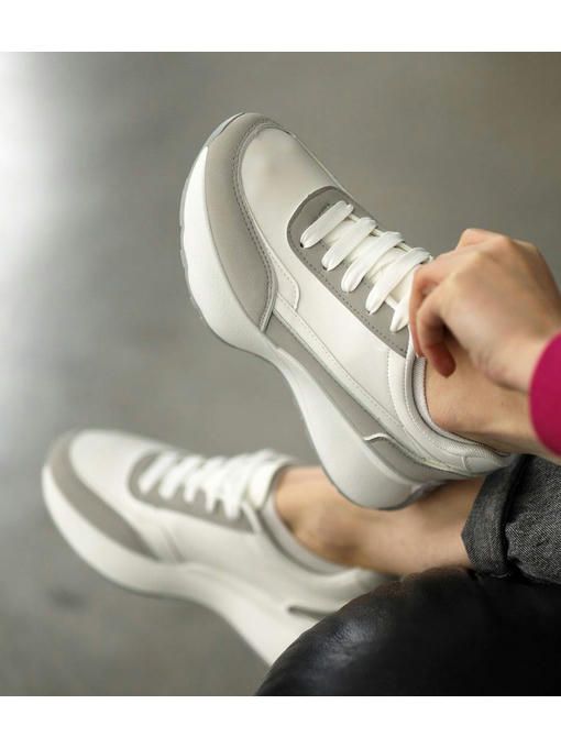 Кроссовки Белые серые — изображение 8