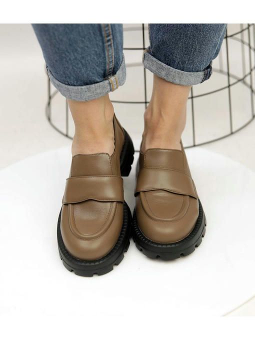 Туфли Лоферы Коричневые — изображение 3