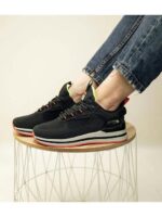 Кроссовки Темно-серые розовые