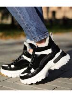 Кроссовки Черные белые