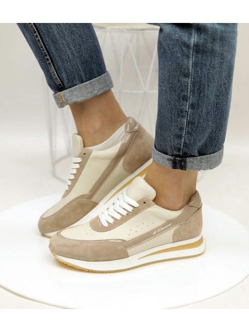 Кроссовки Бежевые — изображение 2