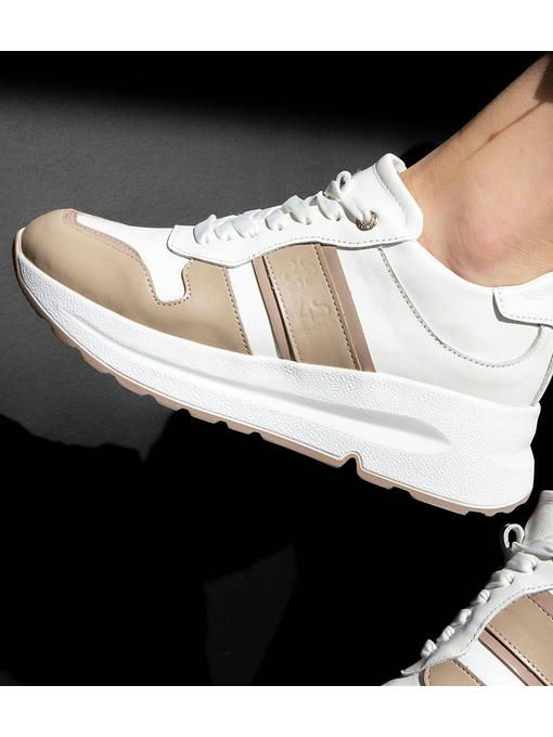 Кроссовки Белые бежевые — изображение 4