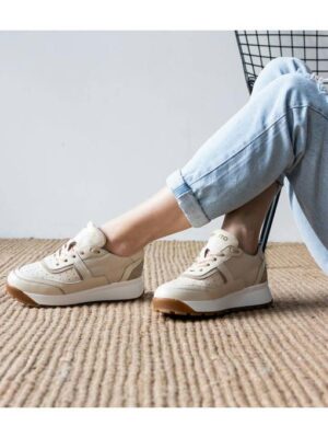 Кроссовки Бежевые