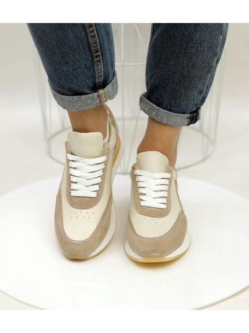 Кроссовки Бежевые — изображение 3