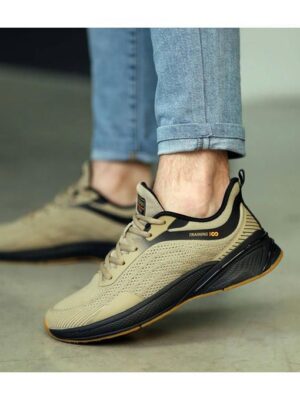 Кроссовки Бежевые