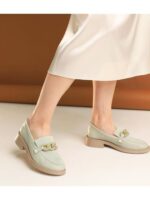 Лоферы Зеленые