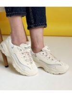 Кроссовки Бежевые