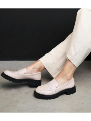 Лоферы Бежевые