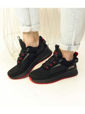 Кроссовки Черные красные