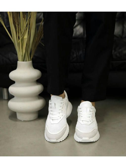 Кроссовки Белые серые — изображение 3