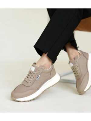 Кроссовки Бежевые