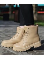 Ботинки Бежевые