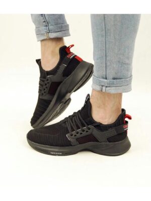 Кроссовки Черные красные