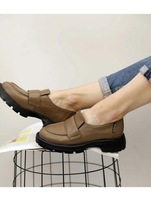 Туфли Лоферы Коричневые — изображение 4