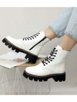 Ботинки Белые черные