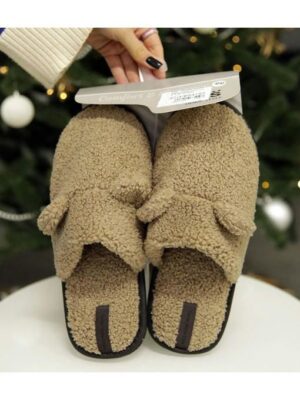 Домашние тапочки Коричневые