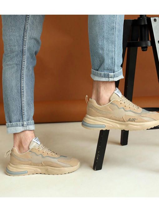 Кроссовки Бежевые