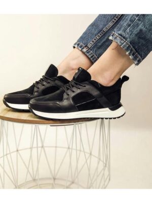 Кроссовки Черные белые