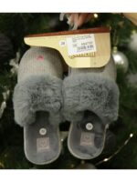 Домашние тапочки Серые
