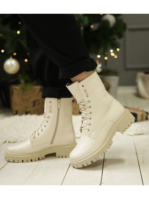 Ботинки Светло-бежевые — изображение 4