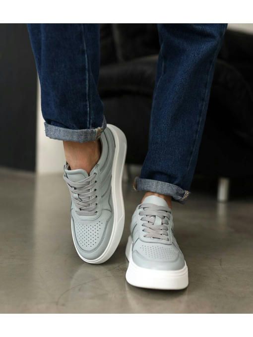 Кеды Серые белые — изображение 5