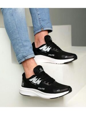 Кроссовки Черные белые