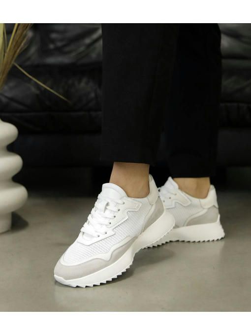 Кроссовки Белые серые — изображение 2