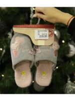 Домашние тапочки Серые