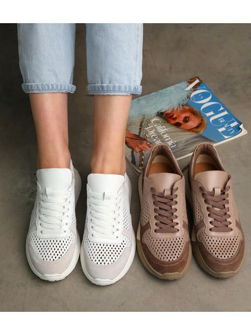 Кроссовки Бежевые — изображение 9