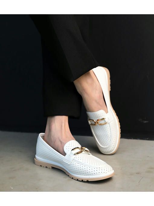 Лоферы Белые — изображение 5