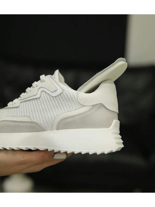 Кроссовки Белые серые — изображение 9