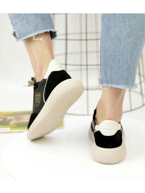 Кеды Черные бежевые — изображение 7