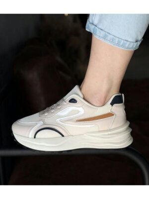 Кроссовки Бежевые