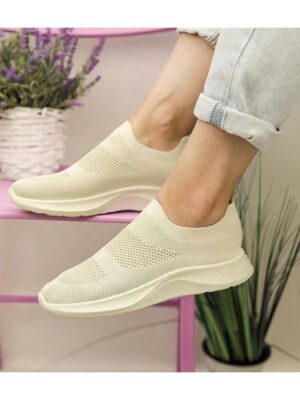 Кроссовки Бежевые