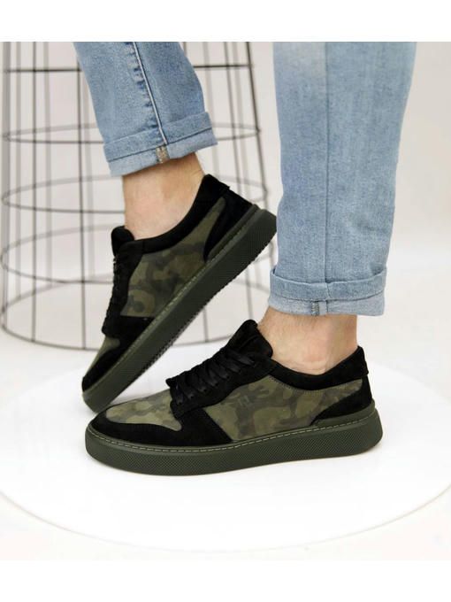 Кеды Хаки Черные — изображение 2