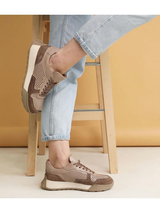 Кроссовки Бежевые — изображение 3