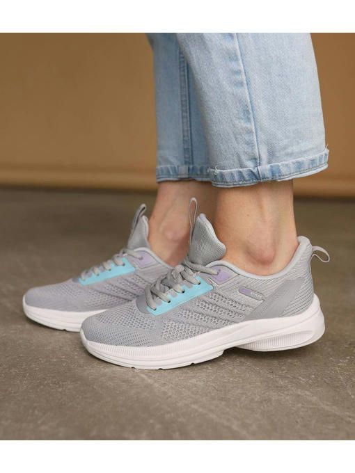 Кроссовки Серые голубые